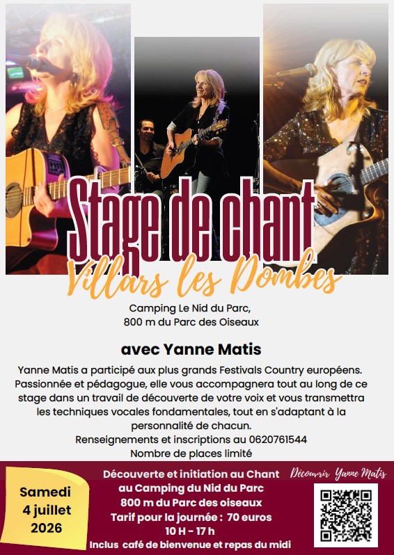 Stage De Chant Du 04.07.2026